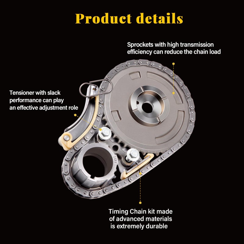 OCPTY Timing Chain Kit Compatible with 9-4205SA for Chevrolet for Cadillac for GMC for Buick for Hummer for Pontiac for Saab aro Ca CTS SS Corvette Colorado Express 1500 - Image 3